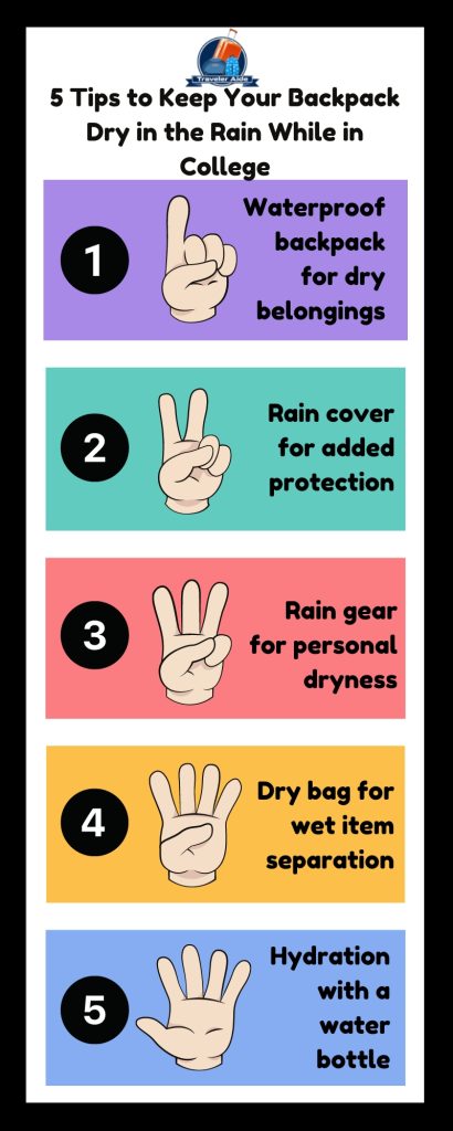 5 Tips to Keep Your Backpack Dry in the Rain While in College
