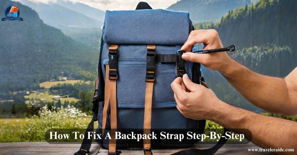 How To Fix A Backpack Strap Step By Step