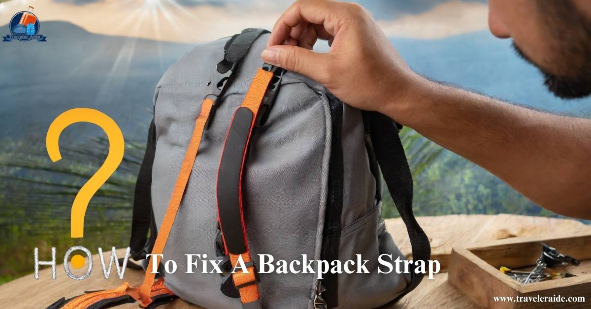 How To Fix A Backpack Strap - Easy Way 2023 !