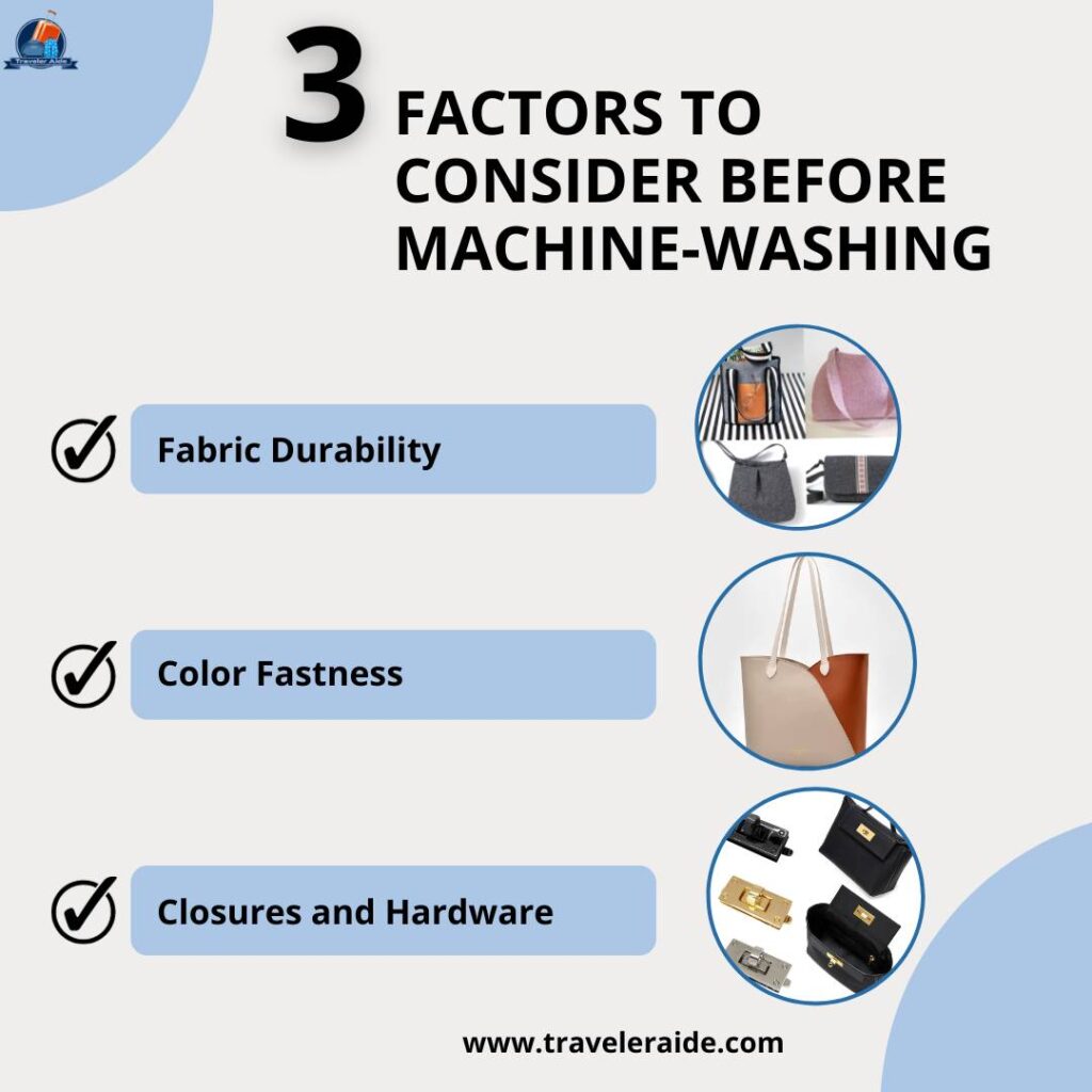 3 Factors to Consider Before Handbag in Washing Machine