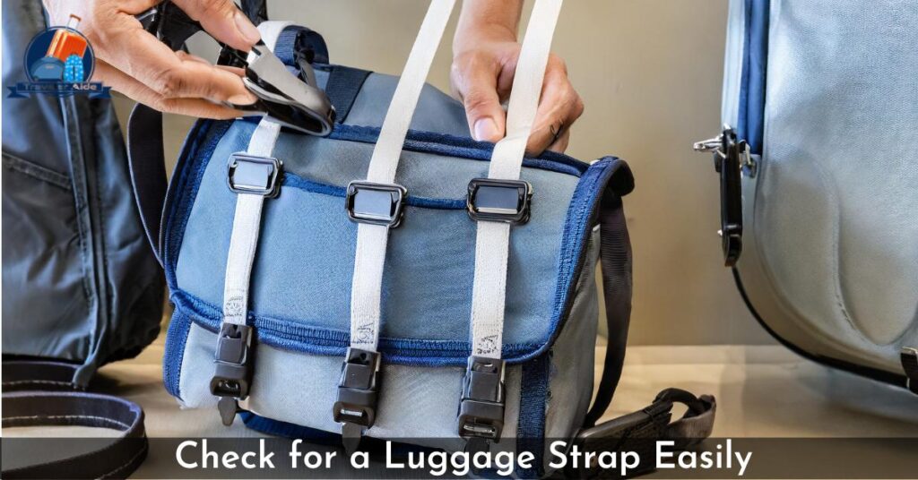 Describing on: Check for a Luggage Strap Easily