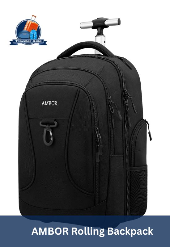 AMBOR Rolling Backpack