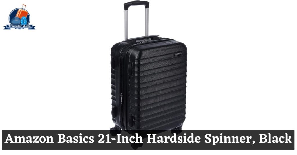 Amazon Basics 21-Inch Hardside Spinner, Black