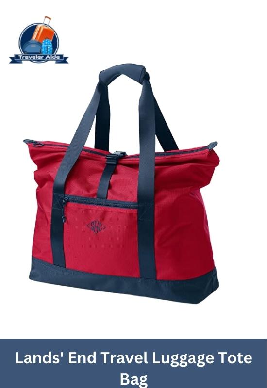 Lands' End Travel Carry On Luggage Tote Bag