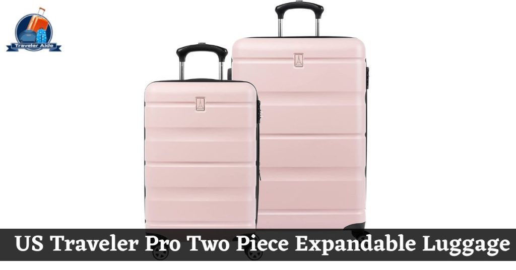 US Traveler Pro Two Piece Expandable Luggage Set
