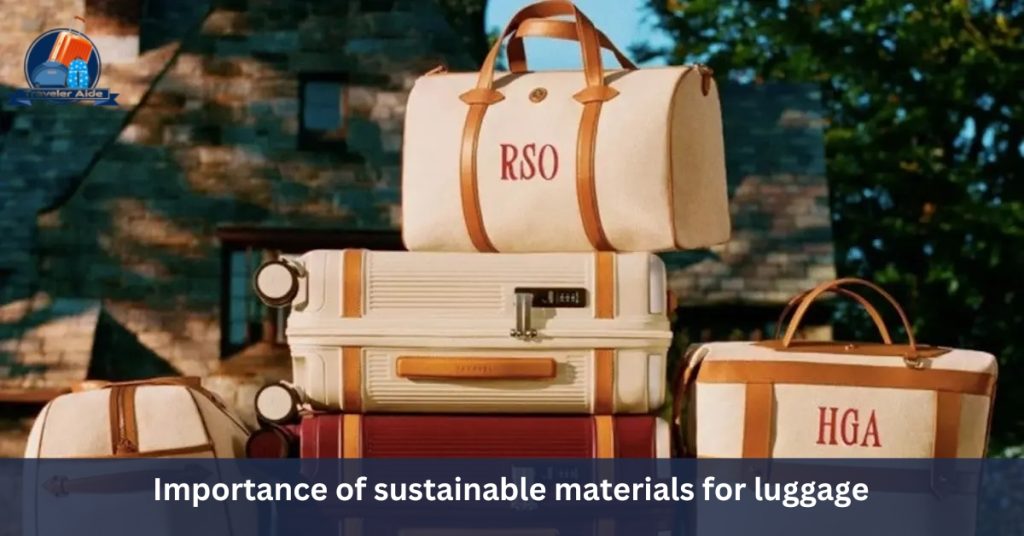 Importance of sustainable materials for luggage