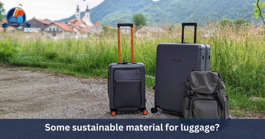 Some sustainable material for luggage