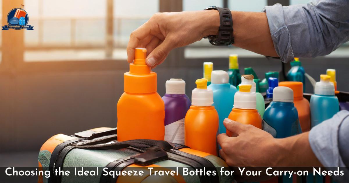 Choosing the Ideal Squeeze Travel Bottles for Your Carry on Needs