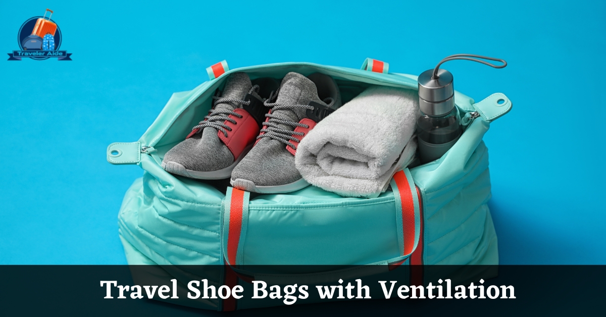 Travel Shoe Bags with Ventilation