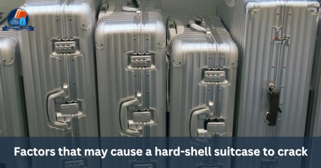Factors that may cause a hard-shell suitcase to crack