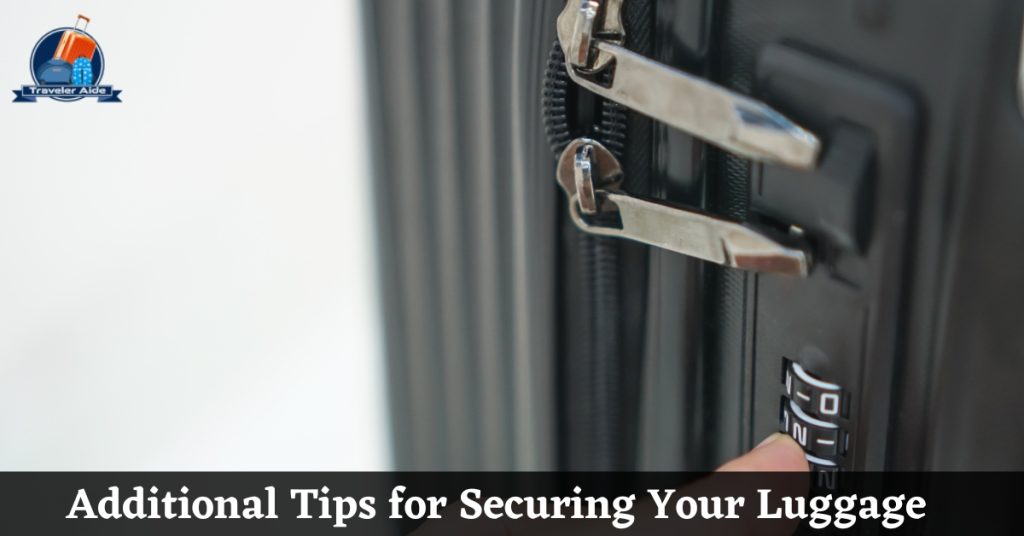 Additional Tips for Securing Your Luggage