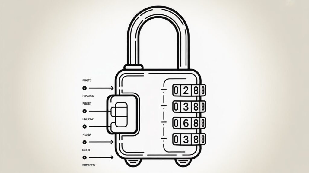 Non-destructive ways to open a luggage lock
