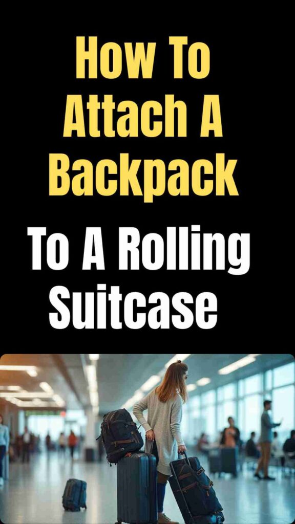 10 Easy Ways to Attach a Backpack to a Rolling Suitcase