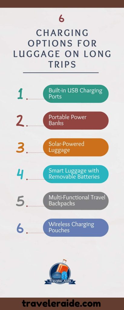 6 Charging Options for Luggage on Long Trips