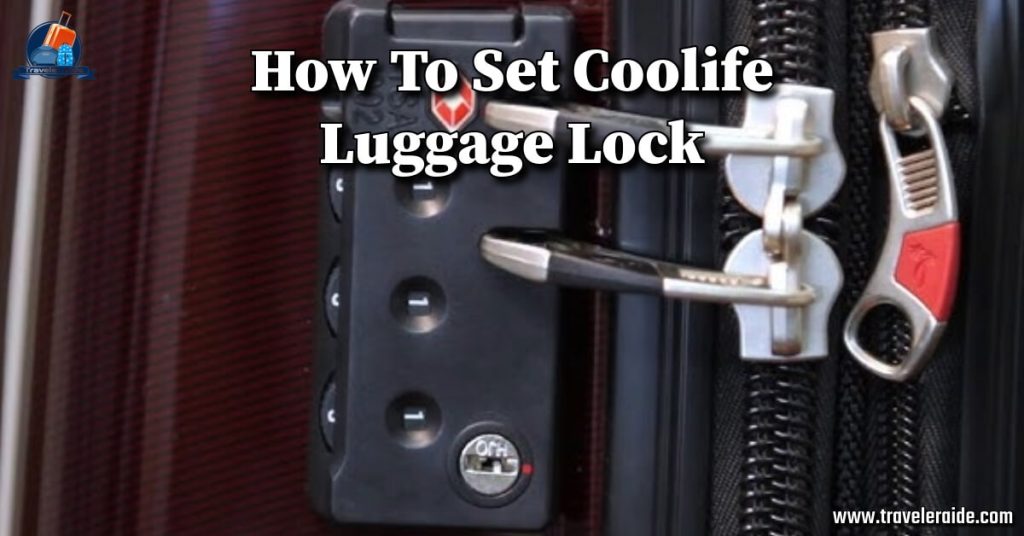 How To Set Coolife Luggage Lock