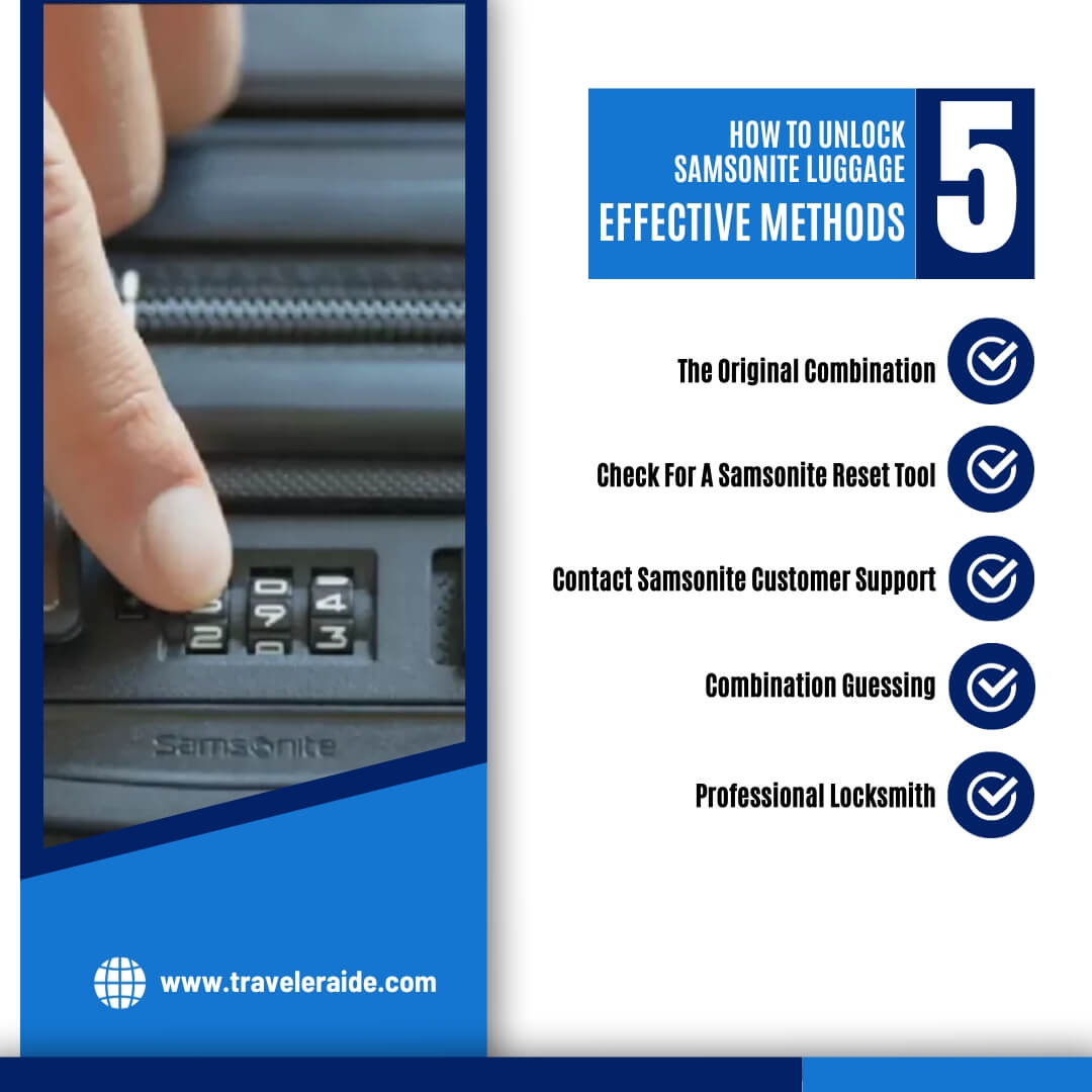 How To Unlock Samsonite Luggage 5 Easy Way