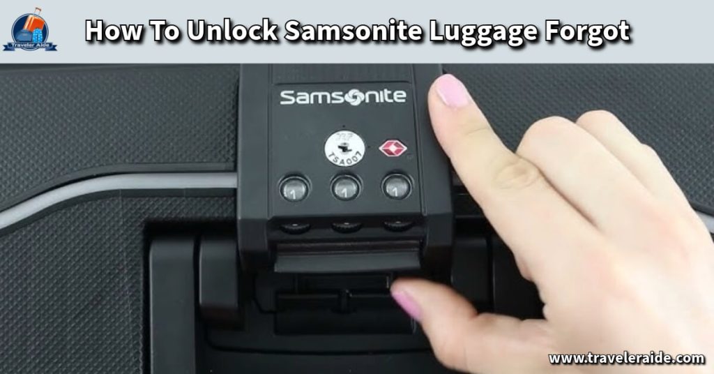 How To Unlock Samsonite Luggage 5 Easy Way