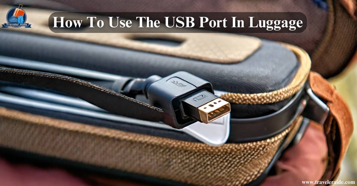 How To Use The USB Port In Luggage