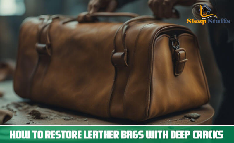 How to restore leather bags with deep cracks