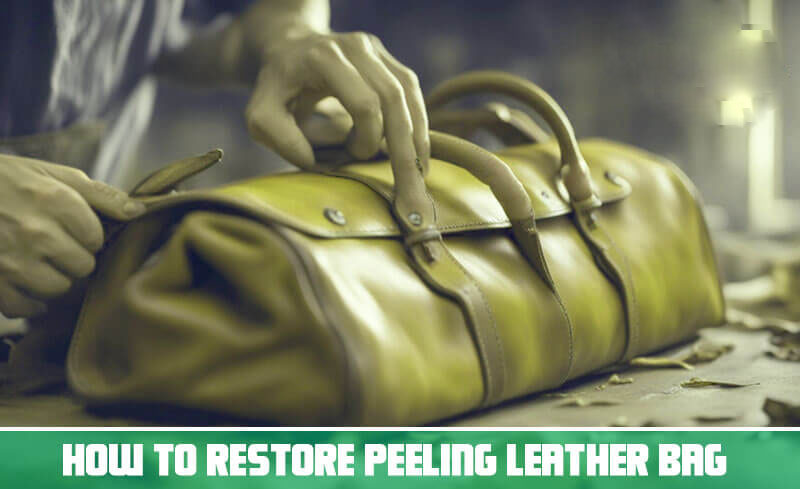 How to restore peeling leather bag