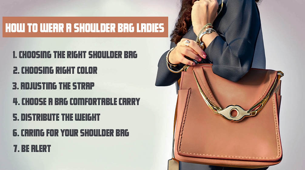How to wear a shoulder bag ladies