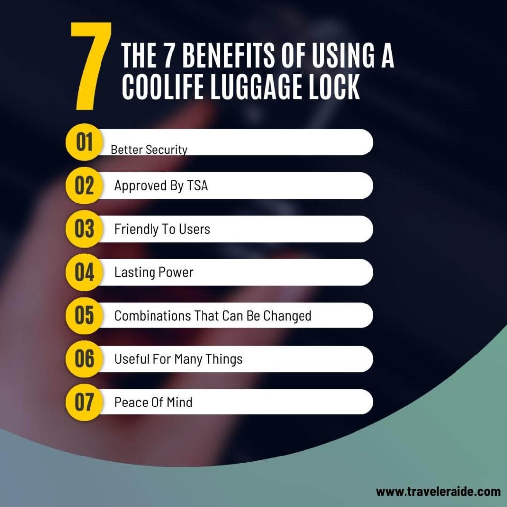 The 7 Benefits Of Using A Coolife Luggage Lock