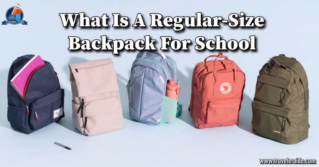 What Is A Regular Size Backpack For School