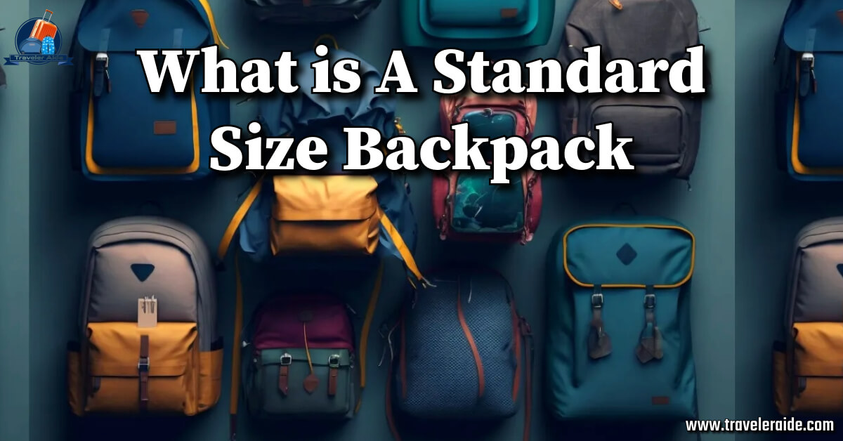What Is A Standard Size Backpack