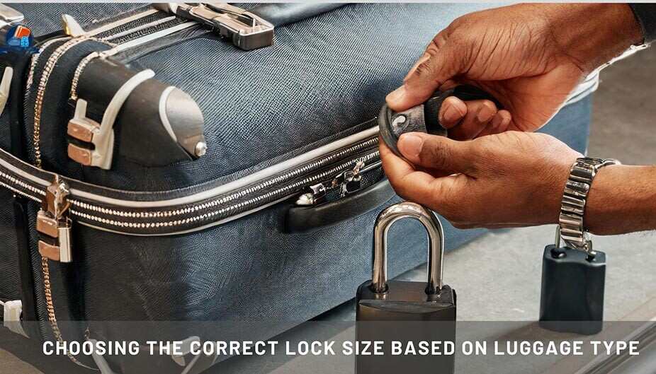 Choosing the Correct Lock Size Based on Luggage Type