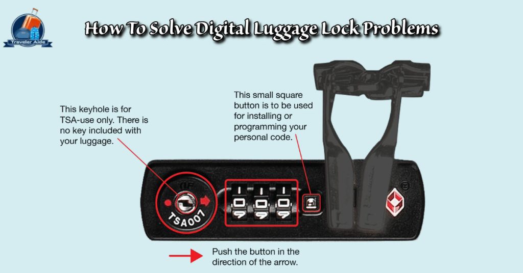 How To Solve Digital Luggage Lock Problems