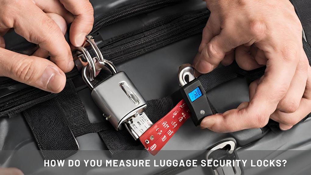 How do you measure luggage security locks