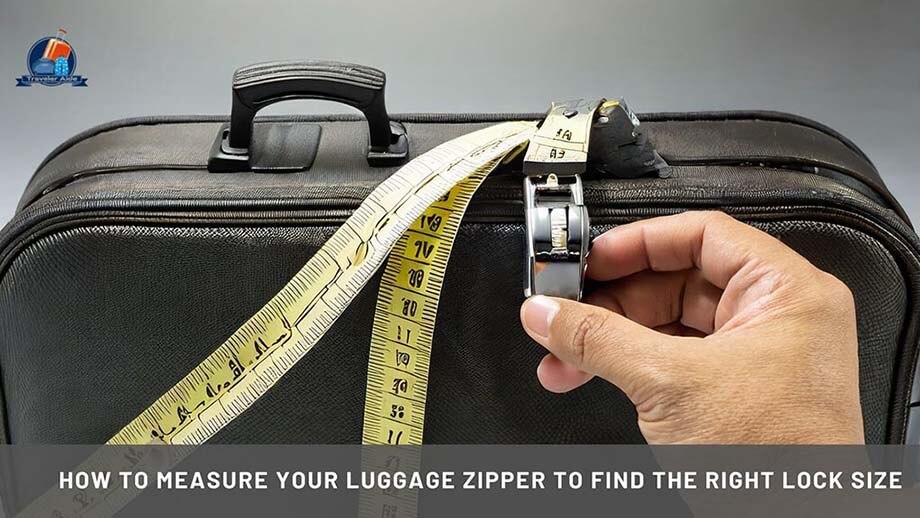 How to Measure Your Luggage Zipper to Find the Right Lock Size