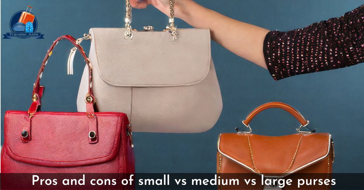 Pros and cons of small vs medium vs large purses