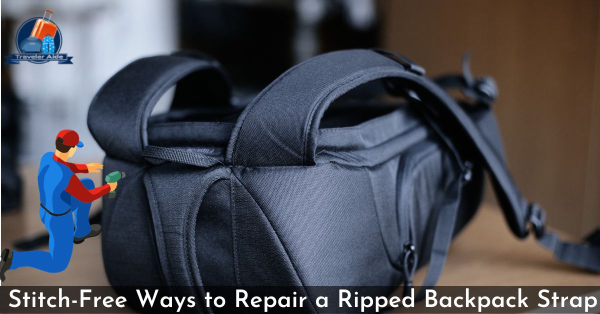 Stitch Free Ways to Repair a Ripped Backpack Strap