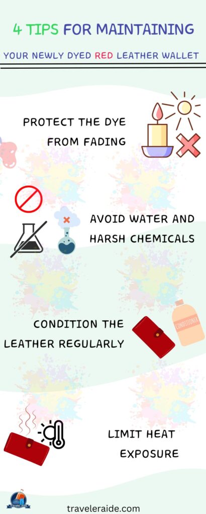 4 Tips for Maintaining Your Newly Dyed Red Leather Wallet