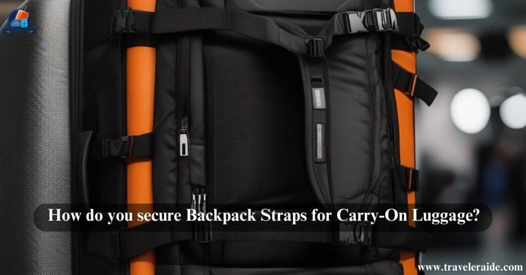 How do you secure Backpack Straps for Carry On Luggage