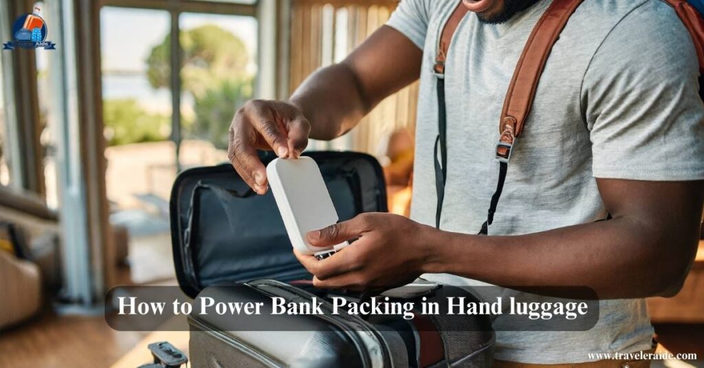 how to Power Bank Packing in Hand luggage