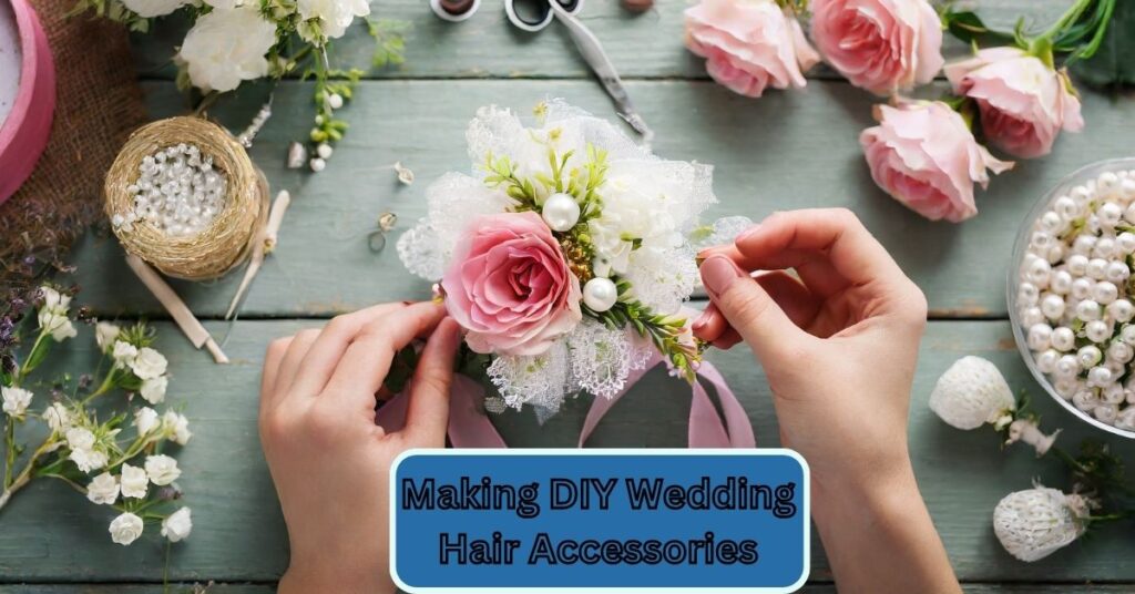 Making DIY Wedding Hair Accessories