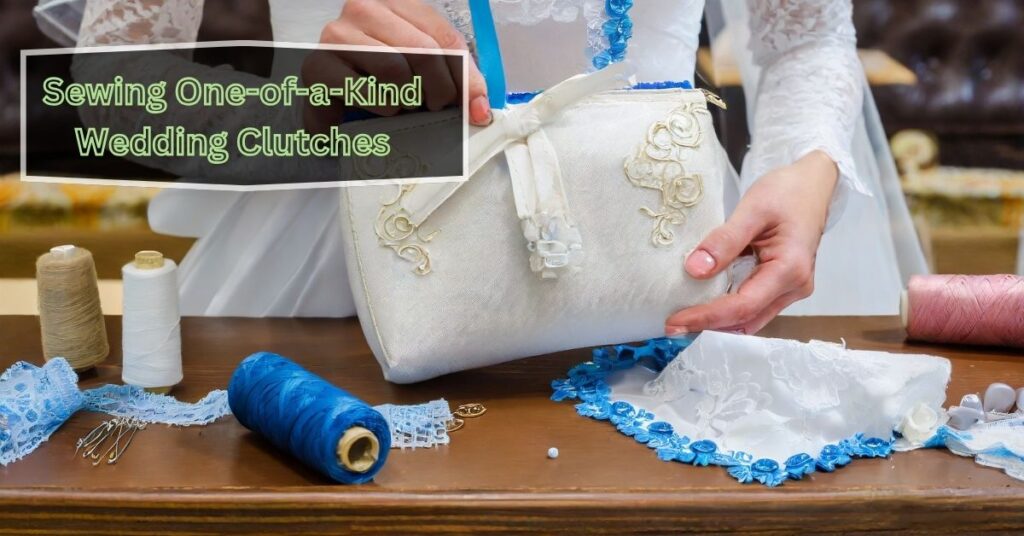 Sewing One of a Kind Wedding Clutches