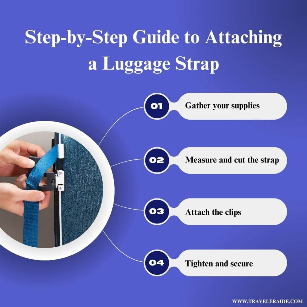 Step by Step Guide to Attaching a Luggage Strap