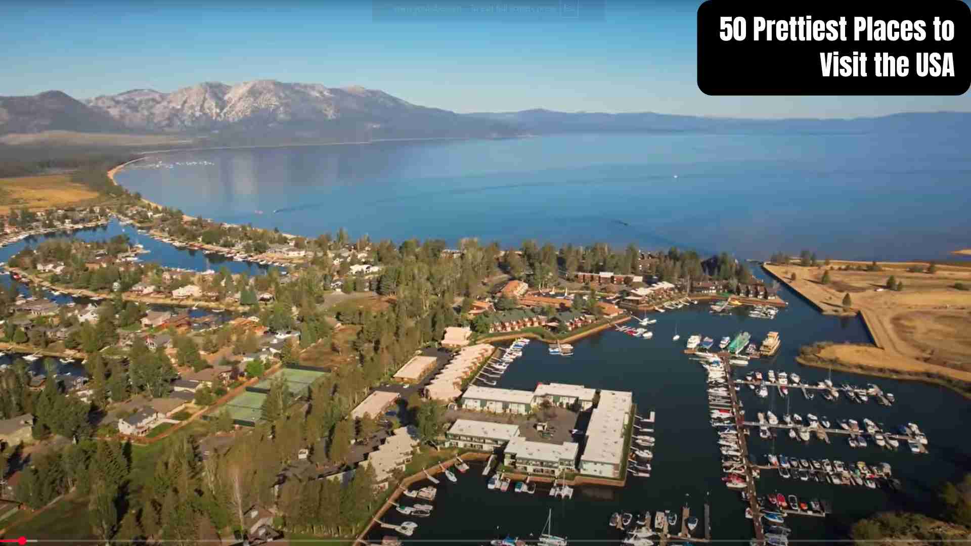 A compilation of 50 of the prettiest places to visit in the USA, featuring scenic landscapes, mountains, lakes, charming towns, coastal views, waterfalls, deserts, and iconic national parks that capture the diverse natural and cultural beauty of America.