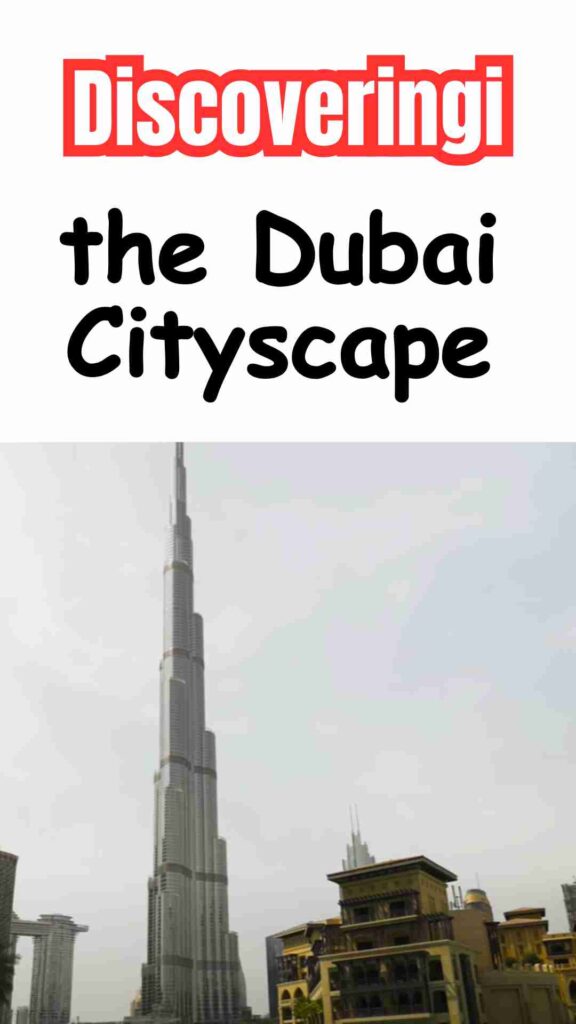 A panoramic view of Dubai’s futuristic cityscape featuring the Burj Khalifa, modern skyscrapers, luxury hotels, and vibrant city lights—showcasing a fusion of innovation and luxury.