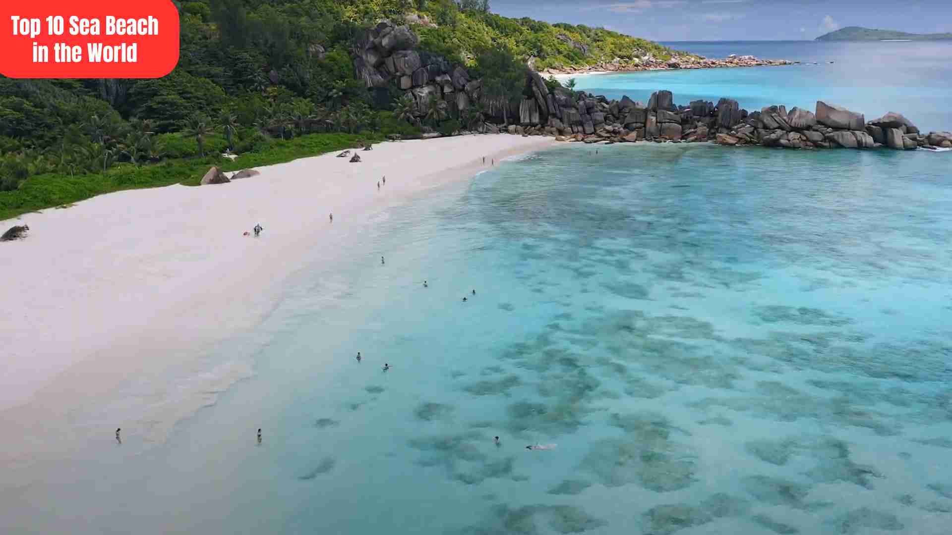 A collection of the top 10 most beautiful sea beaches in the world, including Whitehaven Beach in Australia, Grace Bay in Turks and Caicos, Navagio Beach in Greece, and Matira Beach in Bora Bora, featuring white sands, turquoise waters, and breathtaking coastal landscapes ideal for relaxation and adventure.