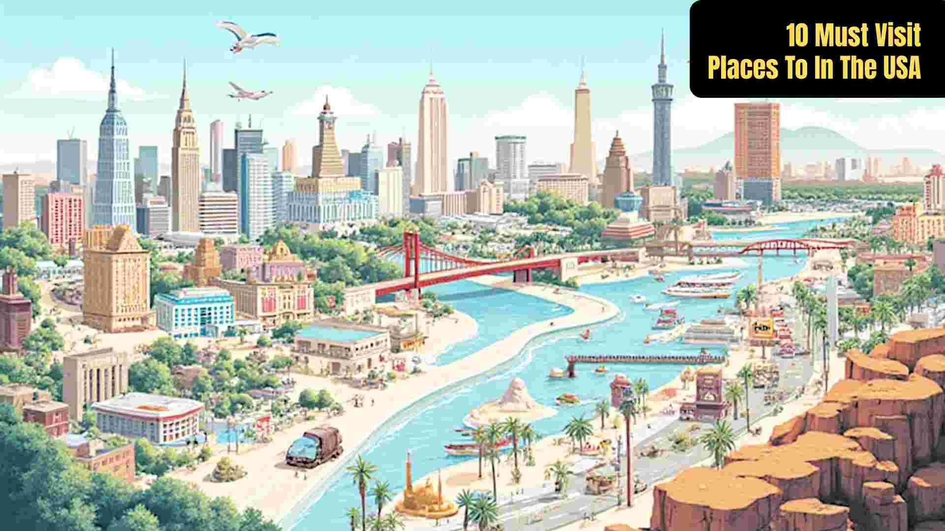10 must visit places in the USA featuring iconic cities, cultural landmarks, and breathtaking natural wonders for every traveler.