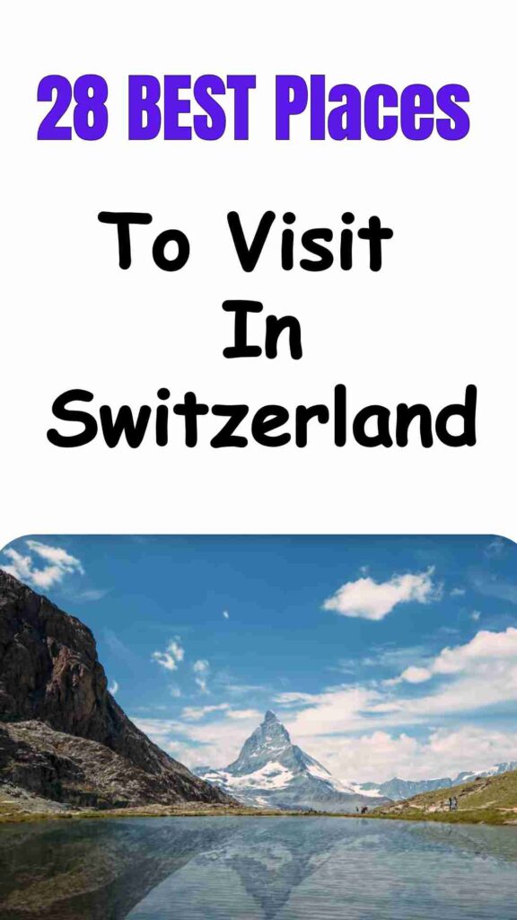 Scenic highlights of Switzerland in 2025 featuring the Matterhorn in Zermatt, Lauterbrunnen’s waterfalls, Lucerne’s Chapel Bridge, Interlaken’s adventure landscapes, Geneva’s lakeside views, and charming alpine villages surrounded by snow-capped mountains and crystal-clear lakes.