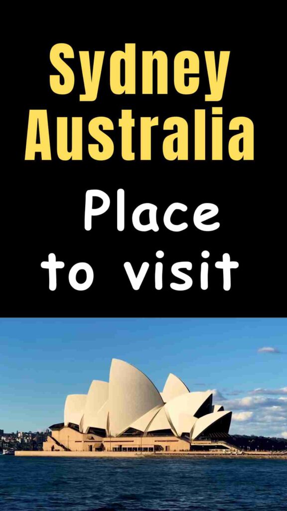 A vibrant travel guide to Sydney, Australia, highlighting must-visit places including the iconic Sydney Opera House, Harbour Bridge, Bondi and Manly Beaches, The Rocks historic area, Royal Botanic Garden, Darling Harbour, Taronga Zoo, Circular Quay, and hidden gems like Cockatoo Island, Wendy’s Secret Garden, and Barangaroo Reserve.