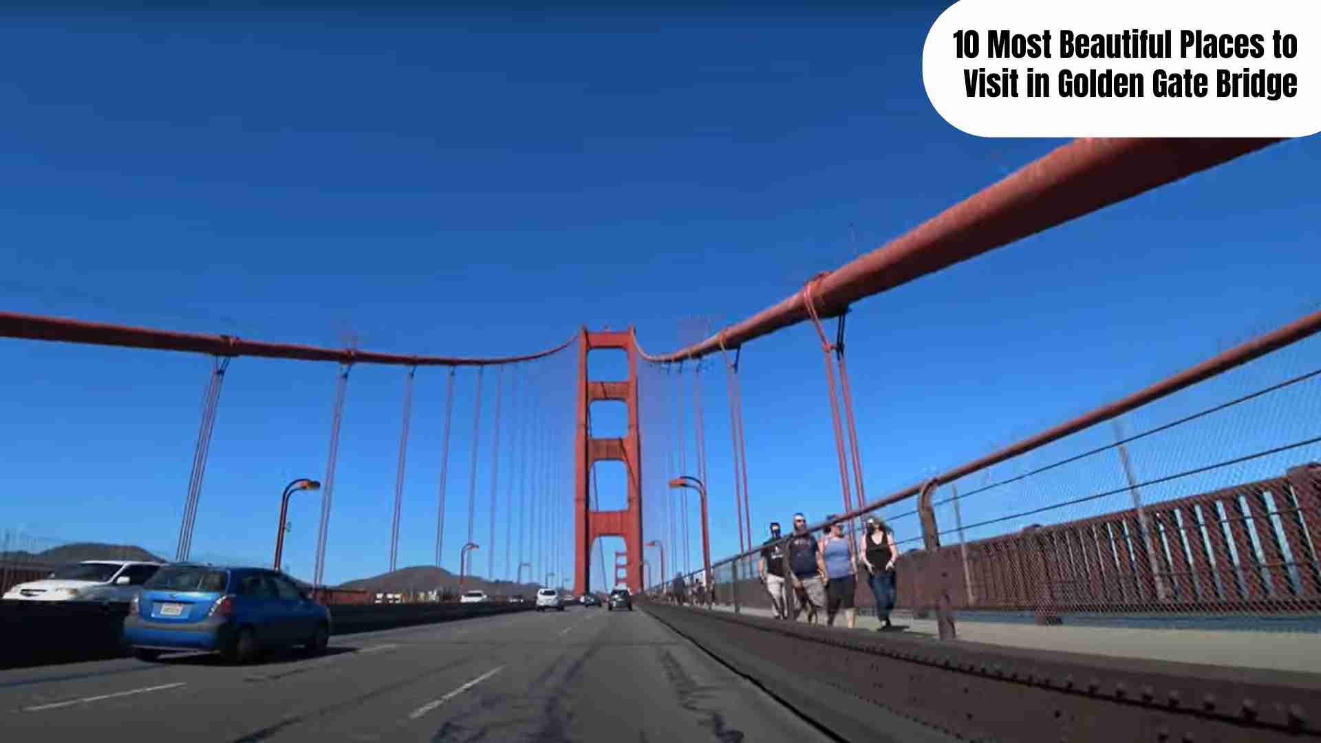 Scenic views of the Golden Gate Bridge from multiple angles, including Battery Spencer, Crissy Field, Marin Headlands, Fort Point, Baker Beach, Lands End, Marshall’s Beach, Golden Gate Overlook, Coit Tower, and Vista Point, showcasing the iconic red towers, surrounding cliffs, beaches, and San Francisco skyline.