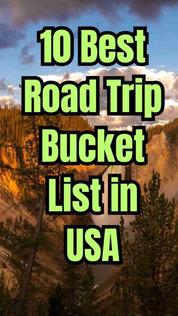 “Breathtaking views of 10 must-visit USA national parks including Yellowstone, Yosemite, Grand Canyon, Zion, Glacier, Rocky Mountain, Acadia, Great Smoky Mountains, Denali, and Arches with mountains, waterfalls, deserts, and wildlife.”