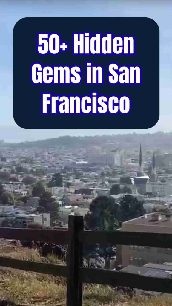 Hidden gems of San Francisco, featuring secret stairways, colorful murals, serene gardens, scenic viewpoints, and unique quirky spots.