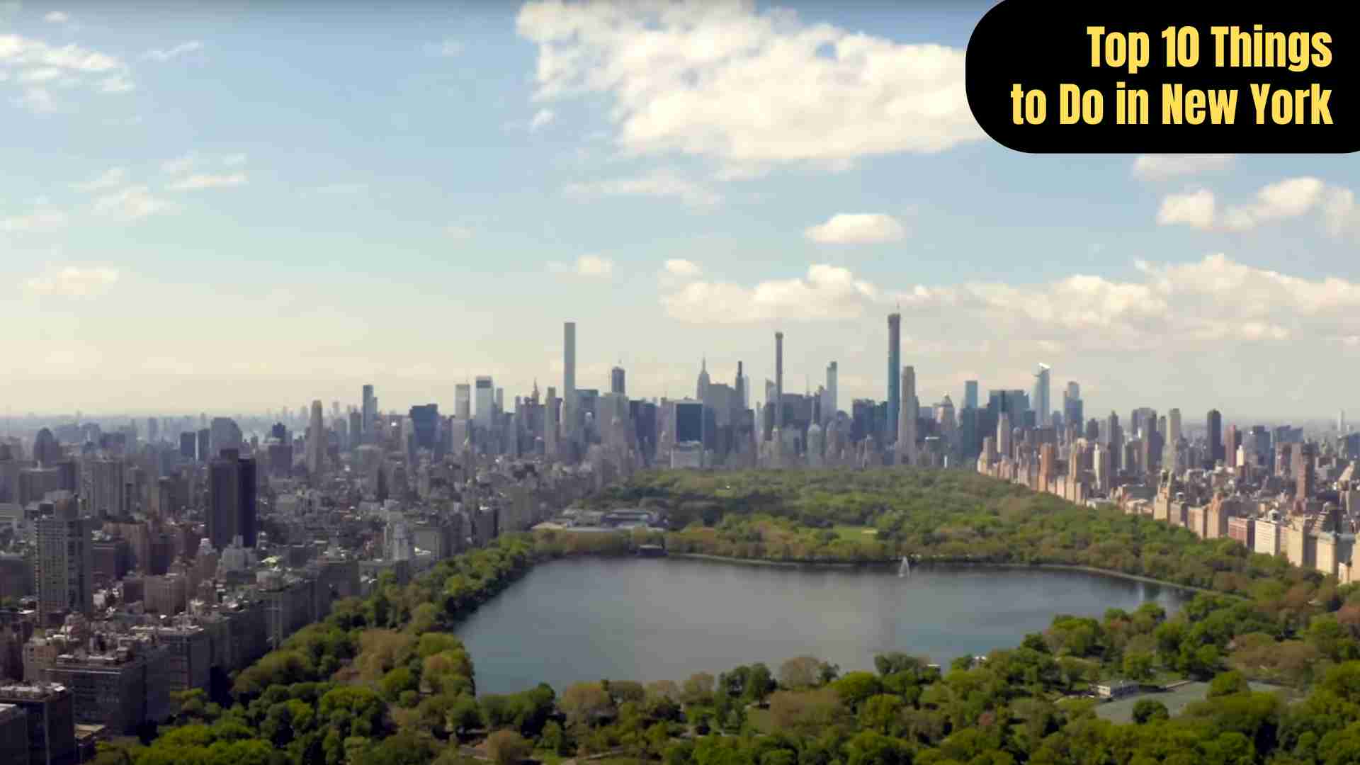 A vibrant collage of New York City’s top attractions, including Central Park, the Statue of Liberty, Times Square at night, the High Line, Brooklyn Bridge, Broadway theaters, and iconic museums like MoMA and The Met, showcasing the energy, skyline, and diverse experiences the city offers.